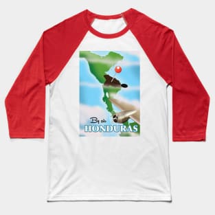 Honduras Map Travel poster Baseball T-Shirt